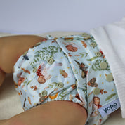 Enchanted Forest 🍄 Reusable Cloth Nappy + Bamboo Terry Insert
