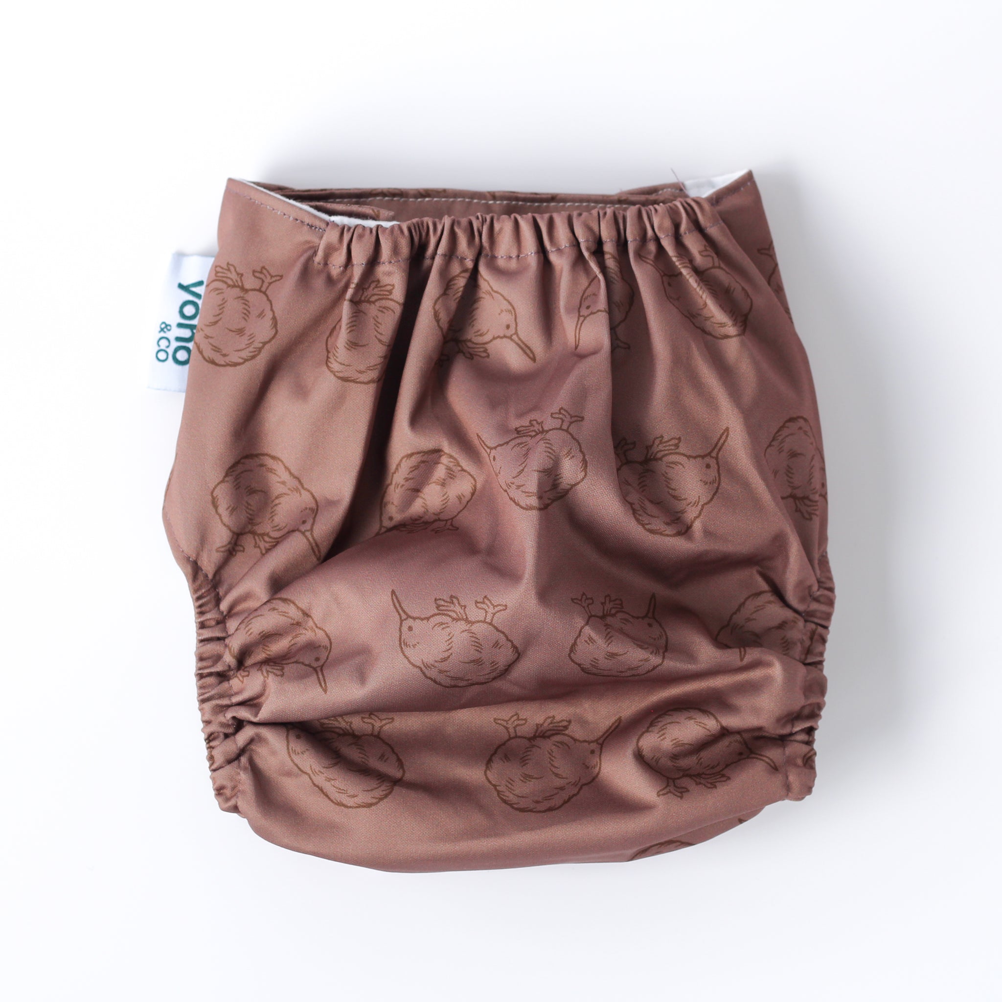 Little Brown Kiwi 🥝 Reusable Cloth Nappy + Bamboo Terry Insert