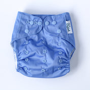 Serenity Blue 🔵 Reusable Cloth Nappy + Bamboo Terry Insert