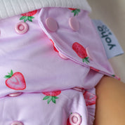 Strawberry Patch 🍓 Reusable Cloth Nappy + Bamboo Terry Insert