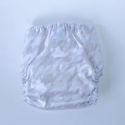 Houndstooth Neutral 🤍 Reusable Cloth Nappy + Bamboo Terry Insert