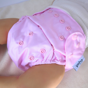 Baby Pink 🩷 Reusable Cloth Nappy + Bamboo Terry Insert