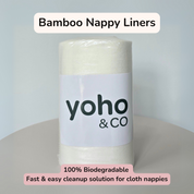 Bamboo Nappy Liners for reusable cloth nappies | 100% biodegradable