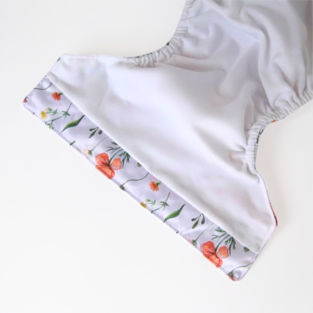 Blushing Butterfly 🦋 Reusable Cloth Nappy + Bamboo Terry Insert