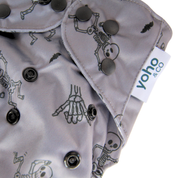 Boogie Bones 🦴 Reusable Cloth Nappy + Bamboo Terry Insert