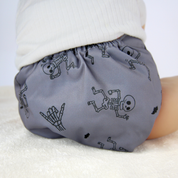 Boogie Bones 🦴 Reusable Cloth Nappy + Bamboo Terry Insert