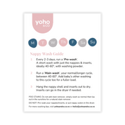 Cloth Nappy Wash + Laundry Magnet