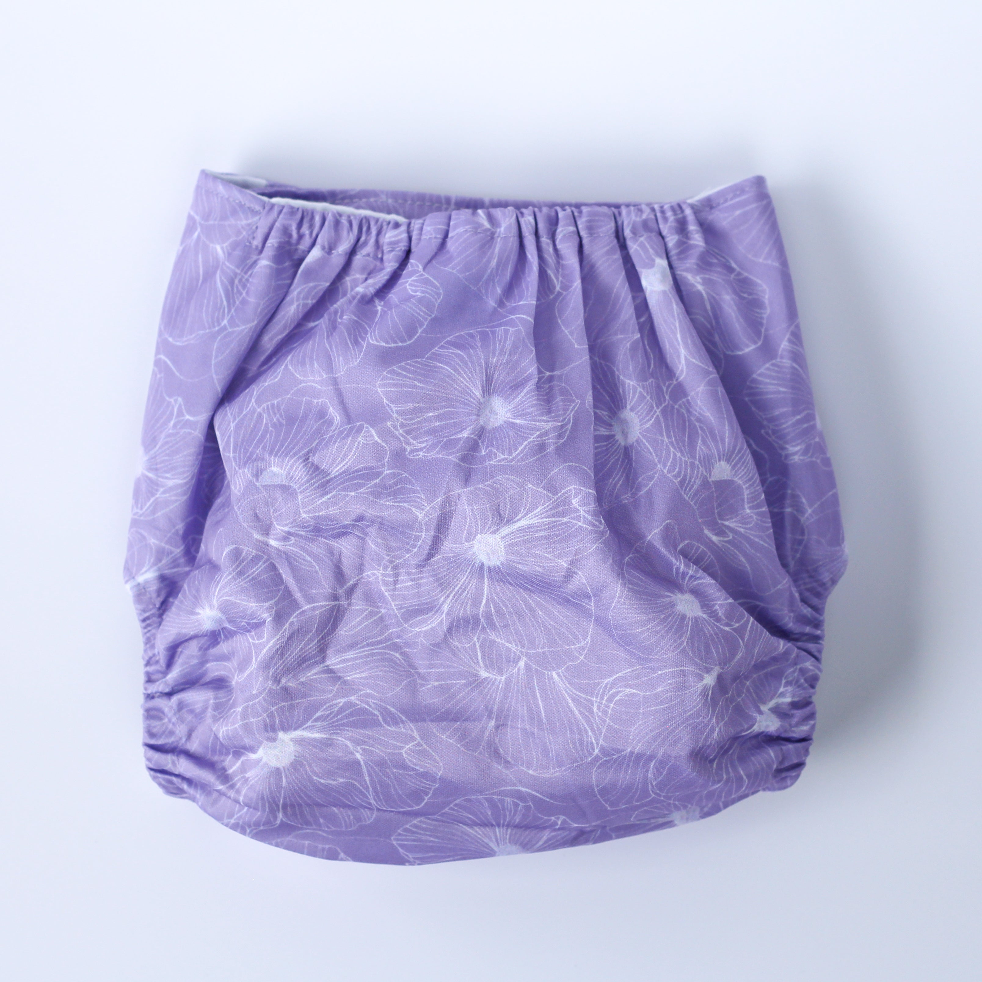 Lilac Bloom 🪻 Reusable Cloth Nappy + Bamboo Terry Insert