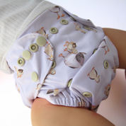 Five Little Ducks 🦆 Reusable Cloth Nappy + Bamboo Terry Insert