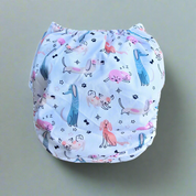 Puppy Love - cute dogs  Modern Cloth Reusable Nappy New Zealand