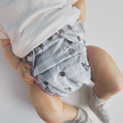 Winnie the Pooh's Picnic - Reusable Modern Cloth Nappy with Bamboo Terry Insert