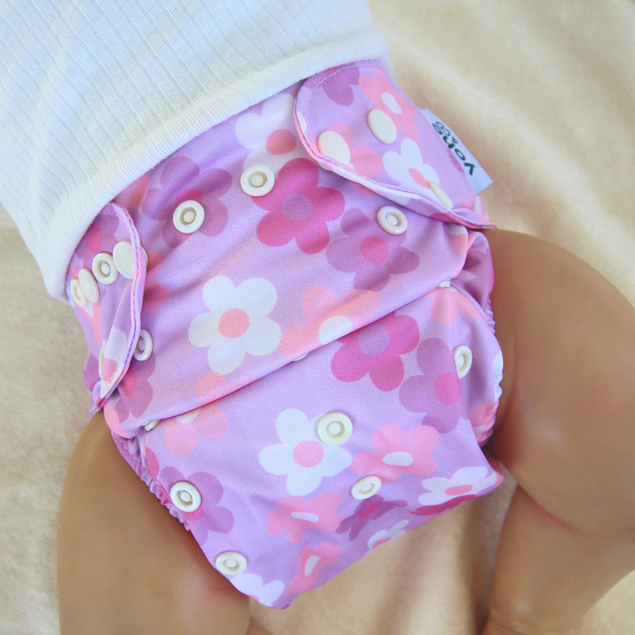 Fleur de Violet 🪻 Reusable Cloth Nappy + Bamboo Terry Insert